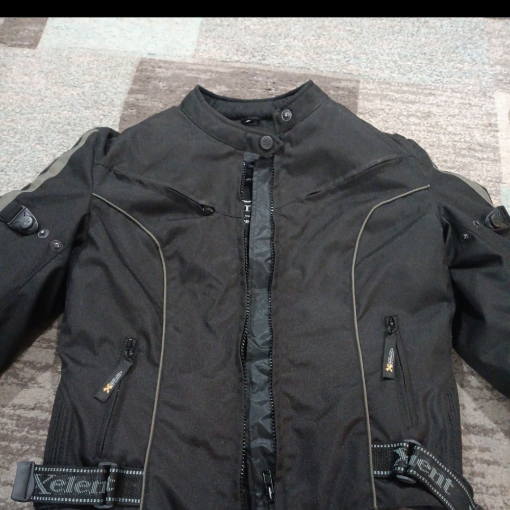 Element Quilted Black Motorcycle Jacket